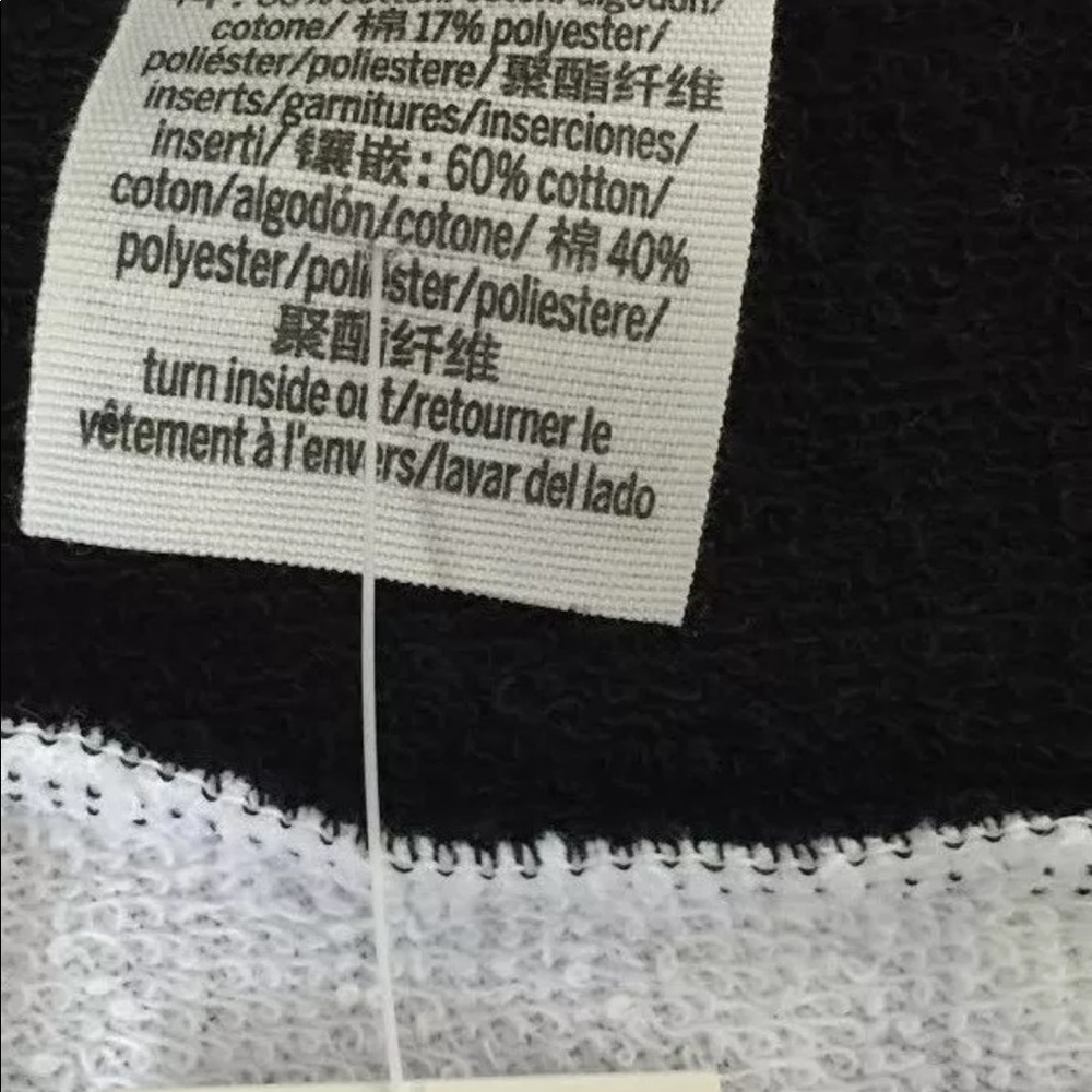 VS Pink Black Marl White Lace Up Varsity Crew - Picture 8 of 8